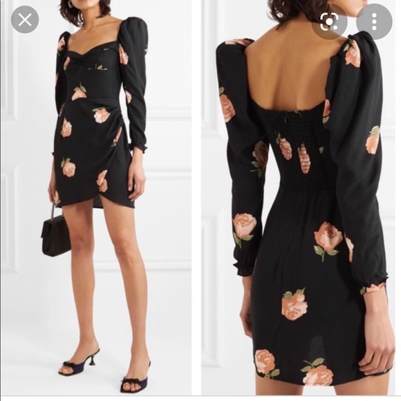 NWT Reformation Amala dress in Splatter